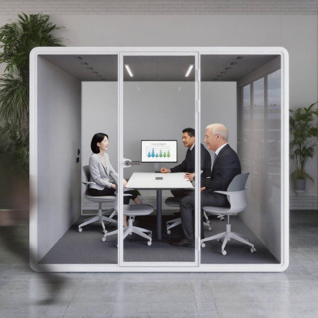 Isolierte Bürokabine Harmony Working Area