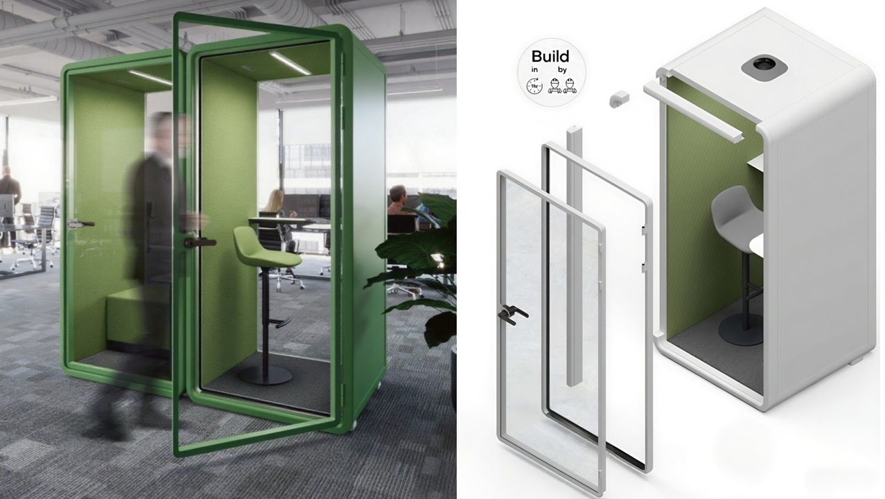Modular Prefabricated Soundproof Office Cabin