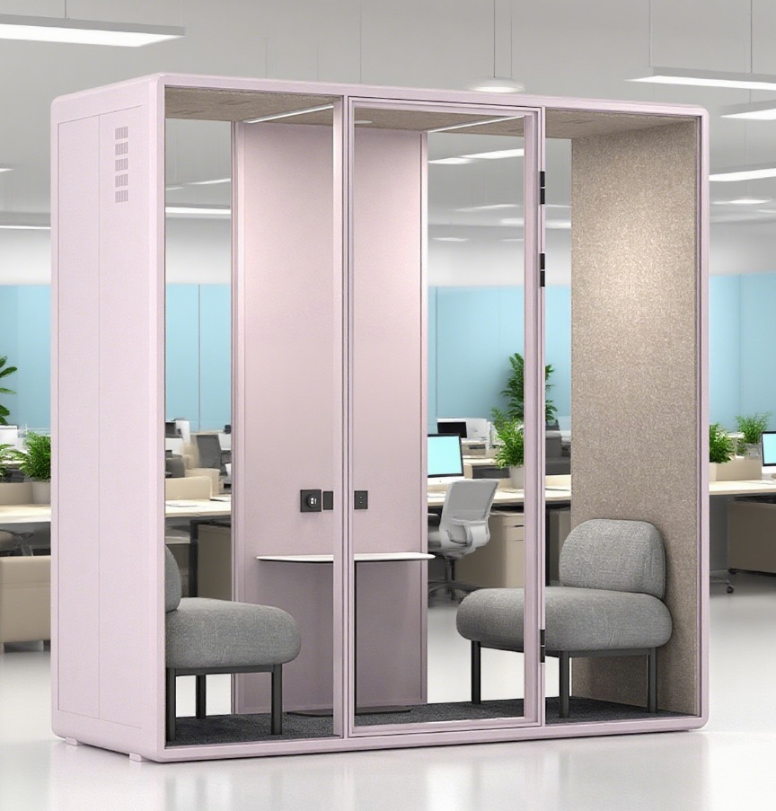 Rosa Chatbox im Showroom