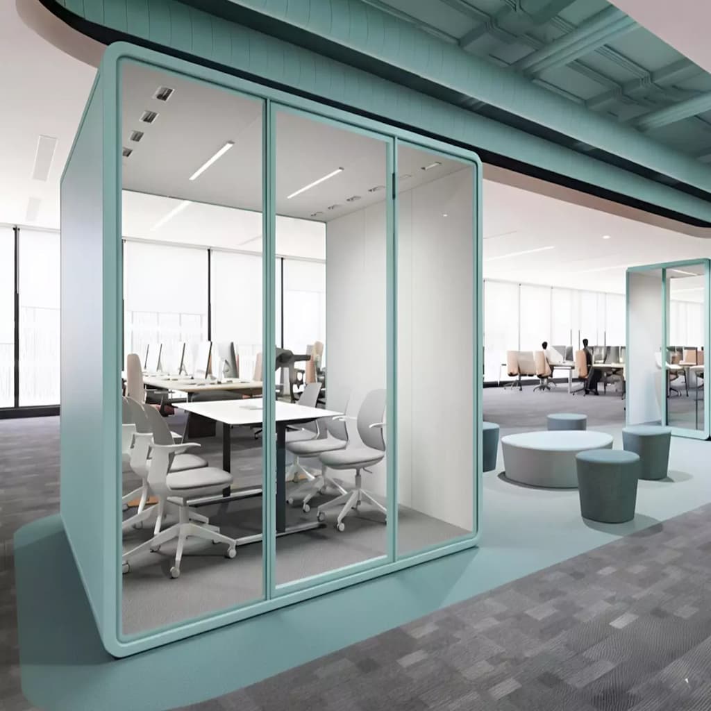 Modupo Flexible Akustik-Pods fürs Büro